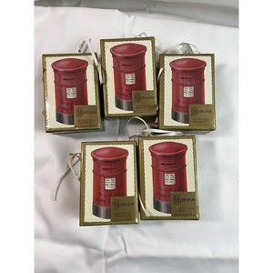 5‎ Vtg Retired Heirloom Dept 56 Display Stacking Boxes Mailbox Xmas Ornament NWT